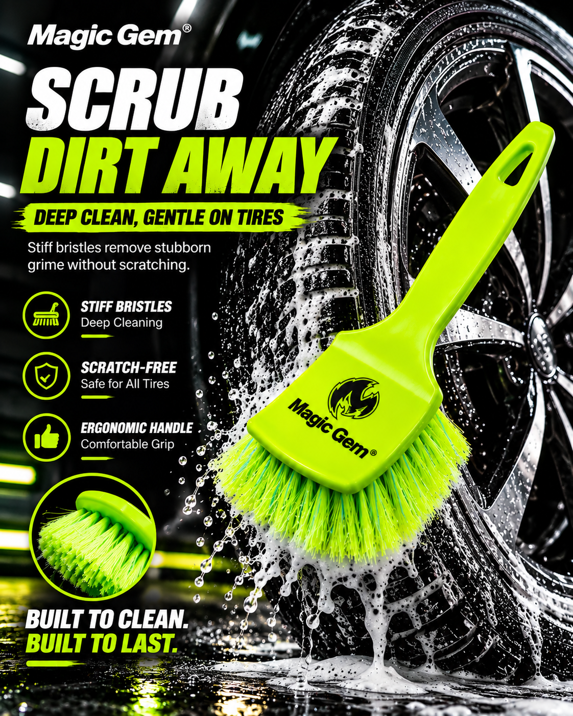 Tire Scrub Brush