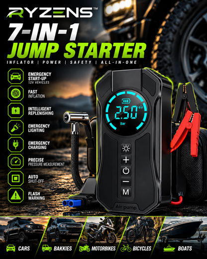 RYZENS 4-in-1 Emergency Power Station