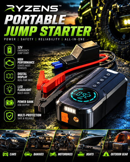 RYZENS 4-in-1 Emergency Power Station